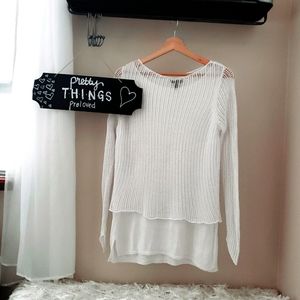 Eileen Fisher lightweight knitted sweater